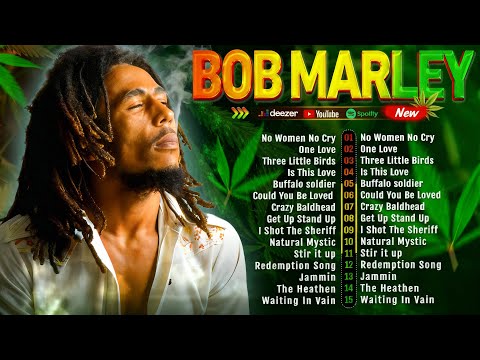 Top 10 Greatest Bob Marley Songs of All Time - Bob Marley Greatest Hits Full Album - Reggae Songs