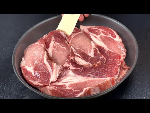 Ein Koch hat mir diesen Trick mit Schweinefleisch verraten! Das beste Festtagsgericht!