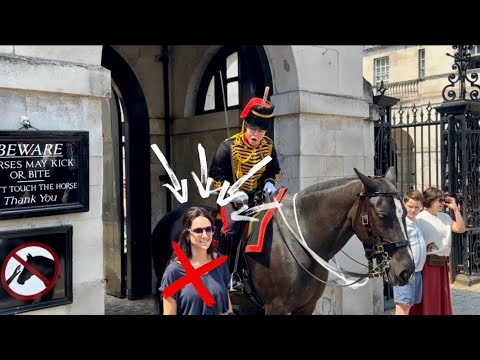 STUPID TOURIST, ❌🚫MULTIPLE TIMES THE BEST GUARD SAYS OUT OF THE BOX!