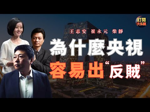 【焦點】解析王志安崔永元柴靜離開央視的深層原因 | 央視容易出“反賊”是由於特殊曆史原因造成的 | 改革開放 | 8964 | 東方時空 | 因言獲罪 | 調查記者 | 大外宣 | 法輪功 | 大東呱