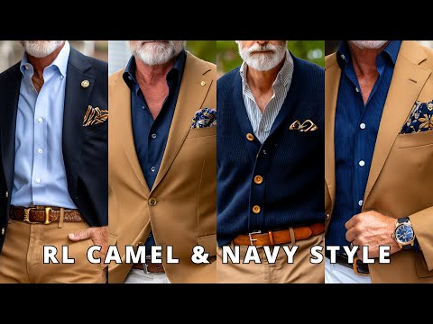 Iconic Ralph Lauren Camel & Navy Outfits for 40+ Men | Timeless Style 2026