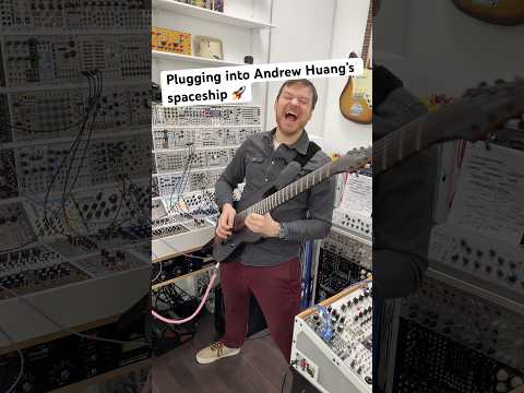 My guitar into a MAMMOTH modular synth