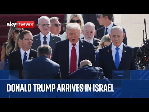 Trump lands in Israel as hostages released