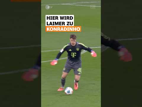 Konrad Laimer zaubert wie einst Brasiliens Ronaldinho 🇧🇷🪄 | sportstudio | #shorts