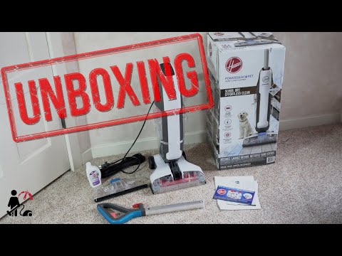 Hoover PowerDash Hard Floor Cleaner Machine  Unboxing