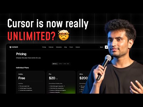 Cursor is now UNLIMITED? What's the catch? A new $200/month plan?