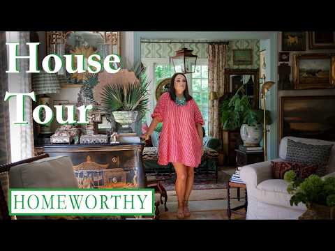 HOUSE TOUR | This Southern Maximalist Home Is Bursting with Plaid, Pattern & Personality
