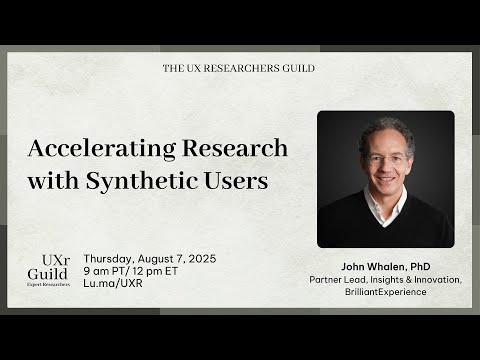 Accelerating Research with Synthetic Users