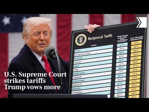 Donald Trump vows to impose additional 10 per cent tariffs after U.S. Supreme Court ruling