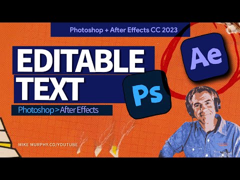 How To Convert Photoshop Type to Editable Text in After Effects