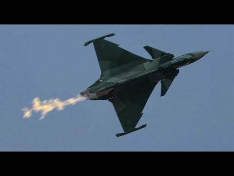 RIAT 2023 - THE WINNING SOLO DISPLAY - SAAB GRIPEN E -4K