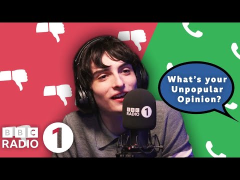 Are room temperature drinks more superior? Finn Wolfhard plays Unpopular Opinion
