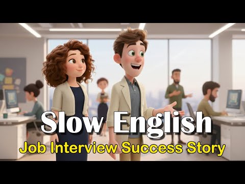 Job Interview Success! Anna's New Career Journey | Learn English Conversation