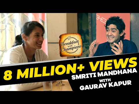 Smriti Mandhana On Scoring 200 with Rahul Dravid's Bat, U-19 Selection at 11 & Bhelpuri | BwC S5E3