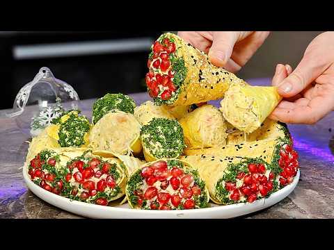 A brilliant SNACK from SIMPLE LAVASH. I'm preparing a NEW YEAR'S MASTERPIECE. 2 of the best FILLI...