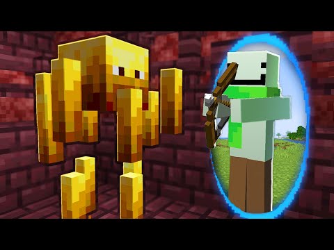 Minecraft, aber mit einer Portal Gun