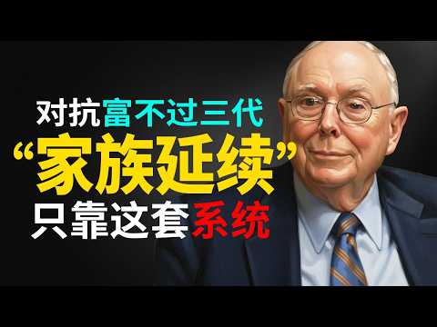 Charlie Munger's wisdom: Is the saying "wealth doesn't last three generations" an ironclad law of...