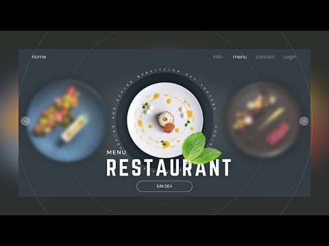 How To Make Slider Food Using HTML CSS and JavaScript