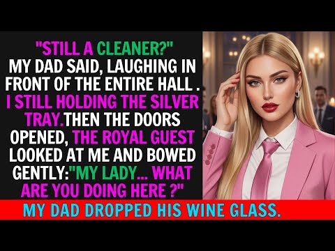 At a Luxury Dinner, My Dad Mocked Me as “Still a Cleaner” — Then the Royal Guest Called Me ‘My Lady’