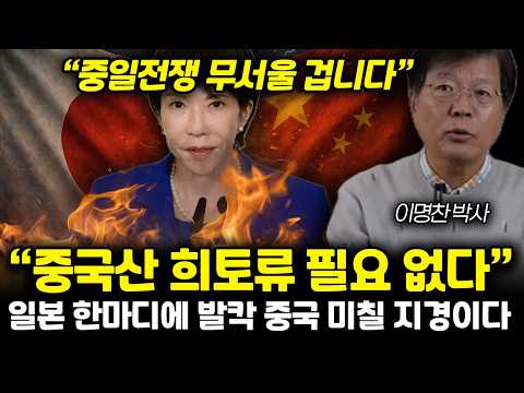 “15년 기다린 일본의 복수” 중국산 희토류 필요 없다. 일본 한마디에 급소 찔린 중국 미칠 지경이다 | 이명찬 박사 1부