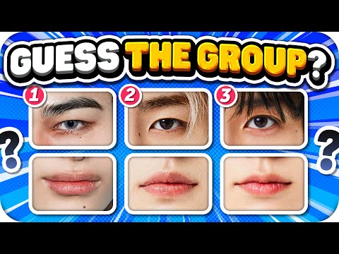 👀 Guess the K-pop Group by 3 Members’ Eye & Lips! 🤓 ANSWER - KPOP QUIZ ⚡️