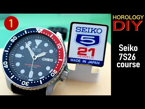 Seiko 7S26 tutorial Part 1 - Disassembly│Horology DIY