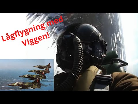 *Oldschool* Lågt och snabbt med VIGGEN. Stridspilot reagerar.