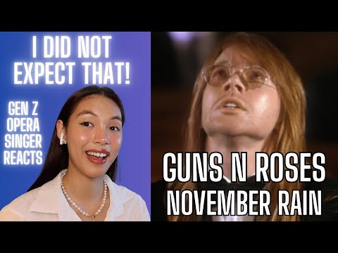 Gen Z Opera Singer Reacts To Guns N Roses - November Rain