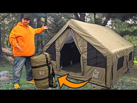 HOW TO PACK the HUGE PANDA AIR LARGE INFLATABLE TENT from RBM OUTDOORS