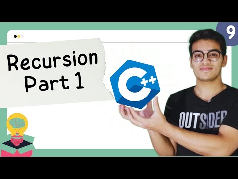 Recursion C++ | تعلم الدوال بلغه سي بلس بلس الحلقة 9