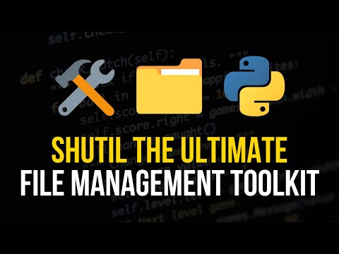 shutil: The Ultimate Python File Management Toolkit