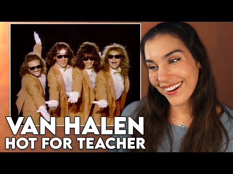 LEGENDARY!!! First Time Reaction to Van Halen - "Hot For Teacher"