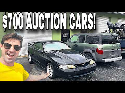 I bought the 2 Cheapest Cars at This Auction
