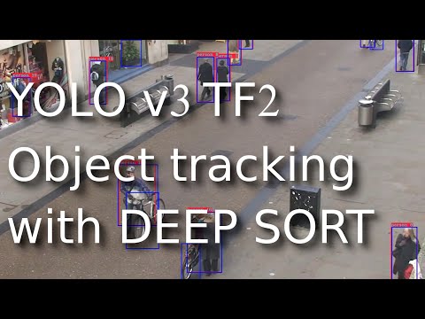 YOLO v3 Real-Time Object tracking with Deep SORT