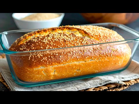 Gesundes Linsenbrot in 5 Minuten! Ohne Mehl und Hefe!