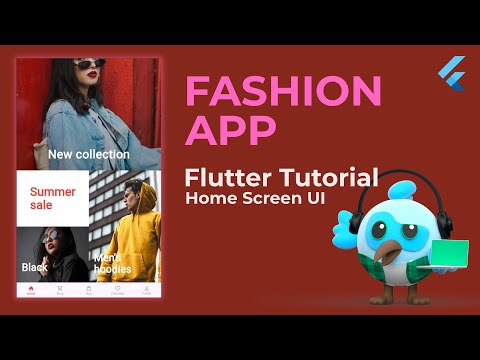 Flutter E-commerce Fashion App UI - Modern Home Screen Design Tutorial 2025