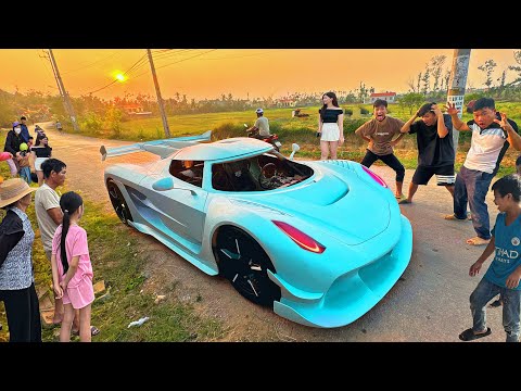 Spent 10 Months and $5,000 Building a Stunning Koenigsegg Supercar and Sold It for $1 Million