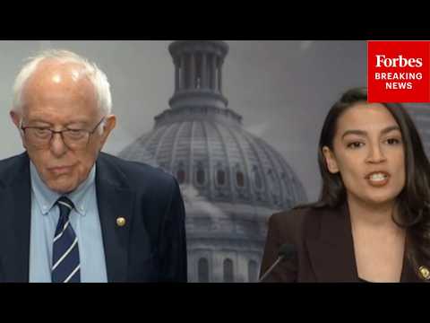 BREAKING NEWS: Bernie Sanders, AOC Hold Press Conference On AI Data Center Moratorium Bill