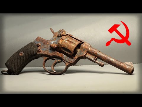 Gun Restoration | 1938 USSR Nagant Revolver, WW2 military. (with test firing) #restoration