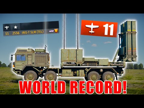 Iris-T Anti-Air World Record (11 Kills) // War Thunder
