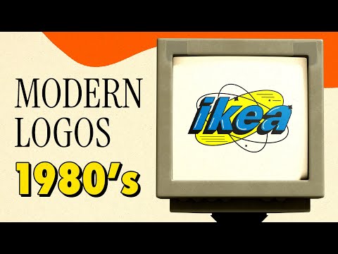 I Transformed Modern Logos into Retro 80's Design Styles