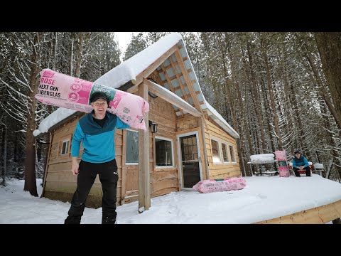 Ep. 21 Getting the Cabin HOT - Facing Into the Storm of the Canadian Winter at the Off Grid!