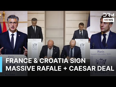 Historic Paris Signing: Croatia Upgrades Rafale, Buys Caesar | DRM News | AC1F