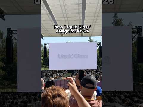Apple announces “Liquid Glass” interface for all the OS! #wwdc25