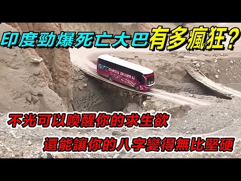 印度勁爆死亡大巴有多瘋狂？不光可以喚醒你的求生欲，還能讓你的八字變得無比堅硬！#印度 #搞笑段子 #搞笑視頻 #搞笑解说#印度大巴车 #冷知识#印度飙车#印度丧彪
