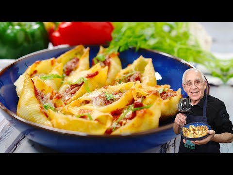 Stuffed Shells with Sausage and Peppers