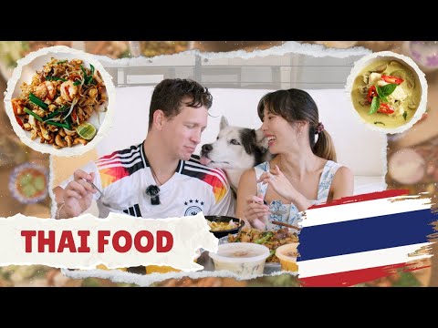 🇹🇭 Thai Food in LA! som tum, khao soi, panang curry, mango sticky rice.. | YB vs. FOOD