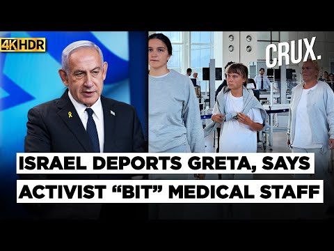 IDF “Caged, Assaulted” Gaza Flotilla Activists? Israel Deports Greta & 170 Other “Provocateurs” |4K