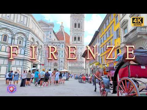 FLORENCE ITALY ✨ What the center look like currently? Majestic & elegant / Tuscany Walking Tour 4K