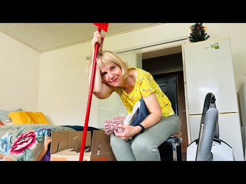 Румтур по квартире папы. Зачистка квартиры  продолжается 2 дня.